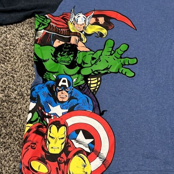NWT Marvel character blue T-Shirt - XXL 18 - Picture 2 of 3